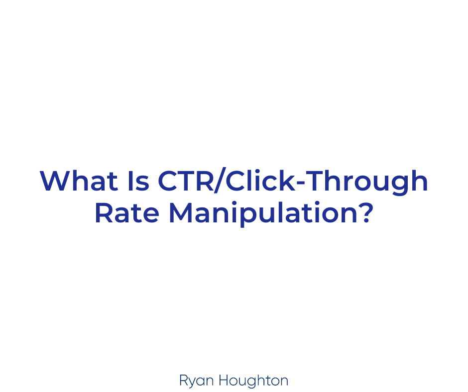 CTR Manipulation service